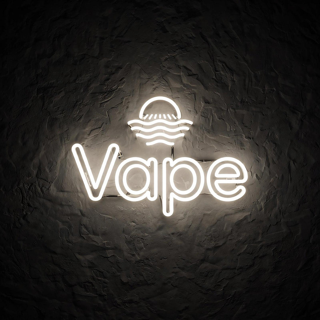 Vape · LED Neon — Weiß