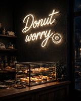 Donut worry · LED Neon — Warmweiß