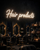Hair products · LED Neon — Warmweiß