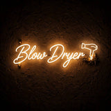 Blow Dryer · LED Neon — Warmweiß