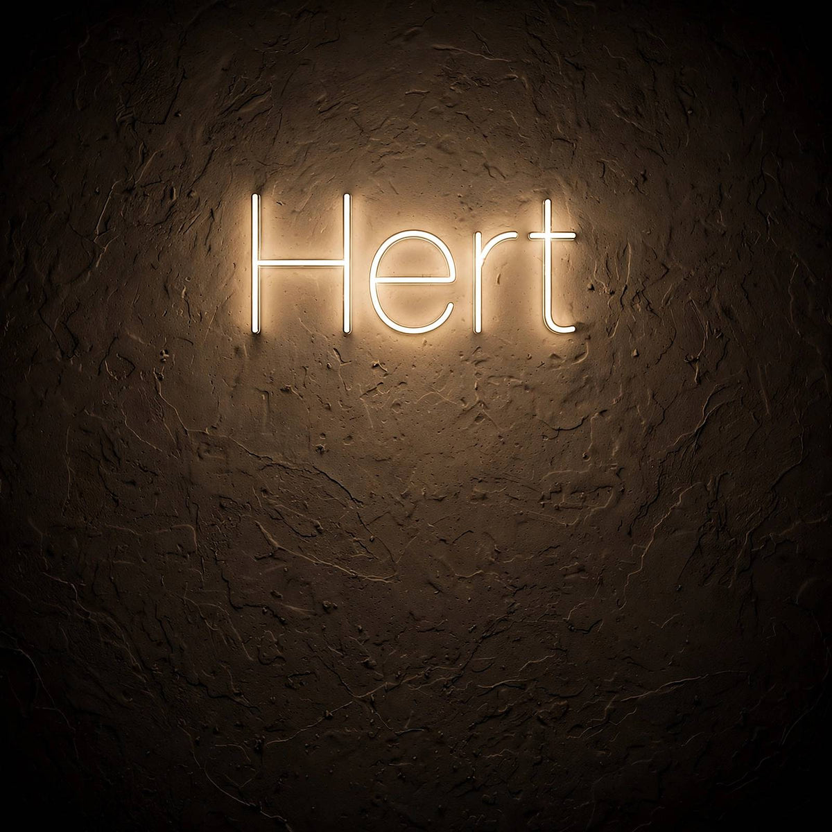 Hert · LED Neon — Warmweiß
