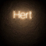Hert · LED Neon — Warmweiß
