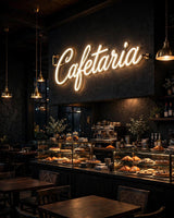 Cafetaria · LED Neon — Warmweiß