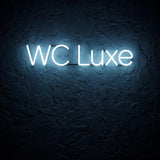 WC Luxe · LED Neon — Weiß