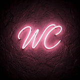WC · LED Neon — Pink