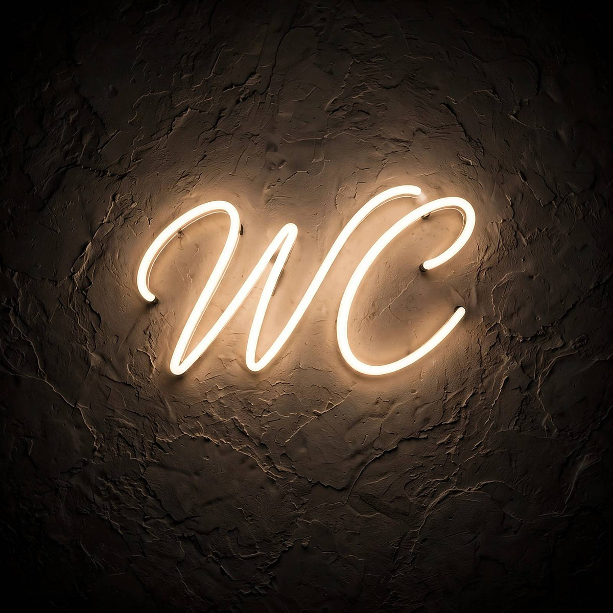 WC · LED Neon — Warmweiß