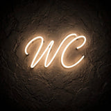 WC · LED Neon — Warmweiß