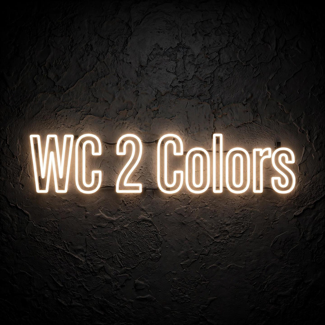 WC 2 Colors · LED Neon