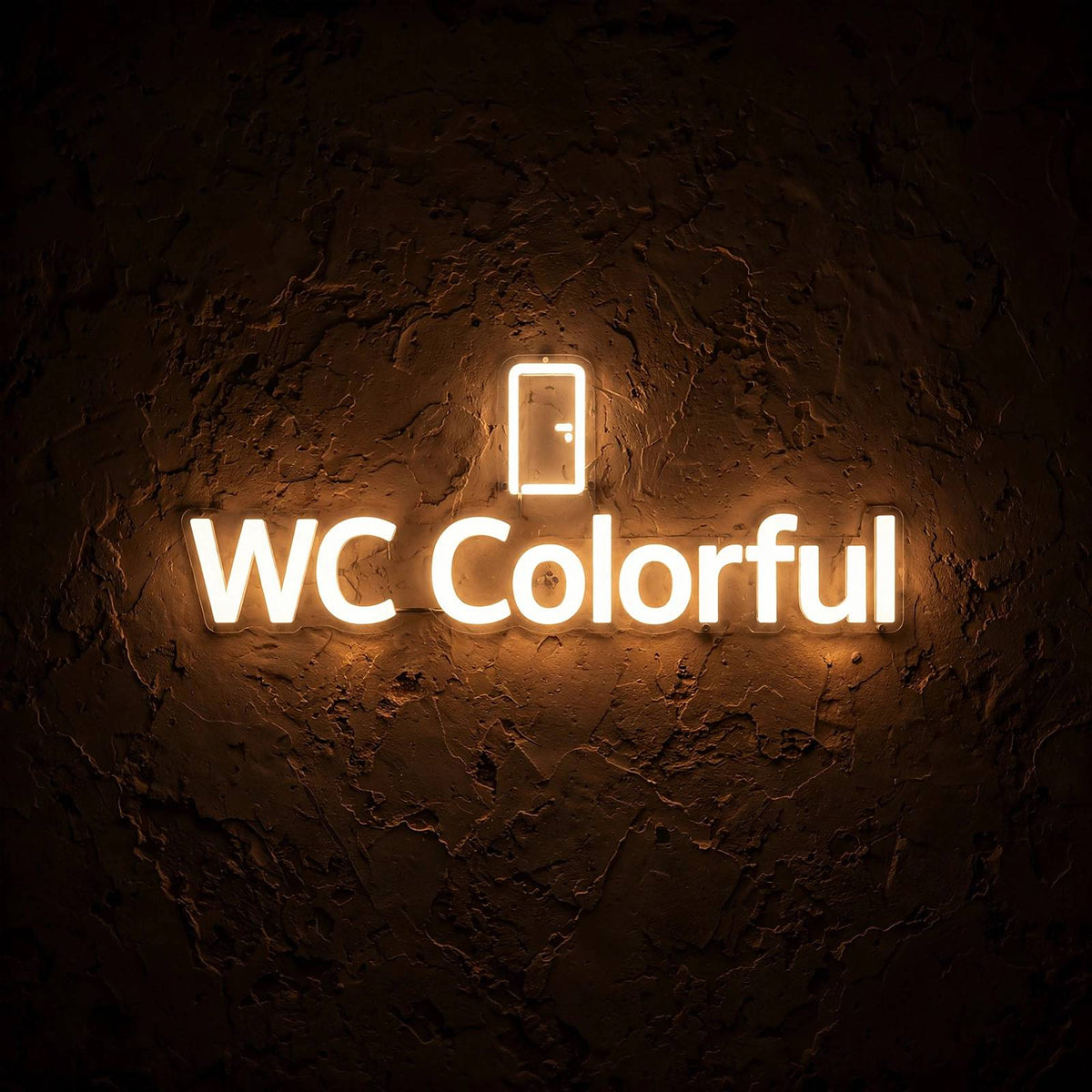 WC Colorful · LED Neon — Warmweiß