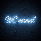 WC normal · LED Neon — Blau