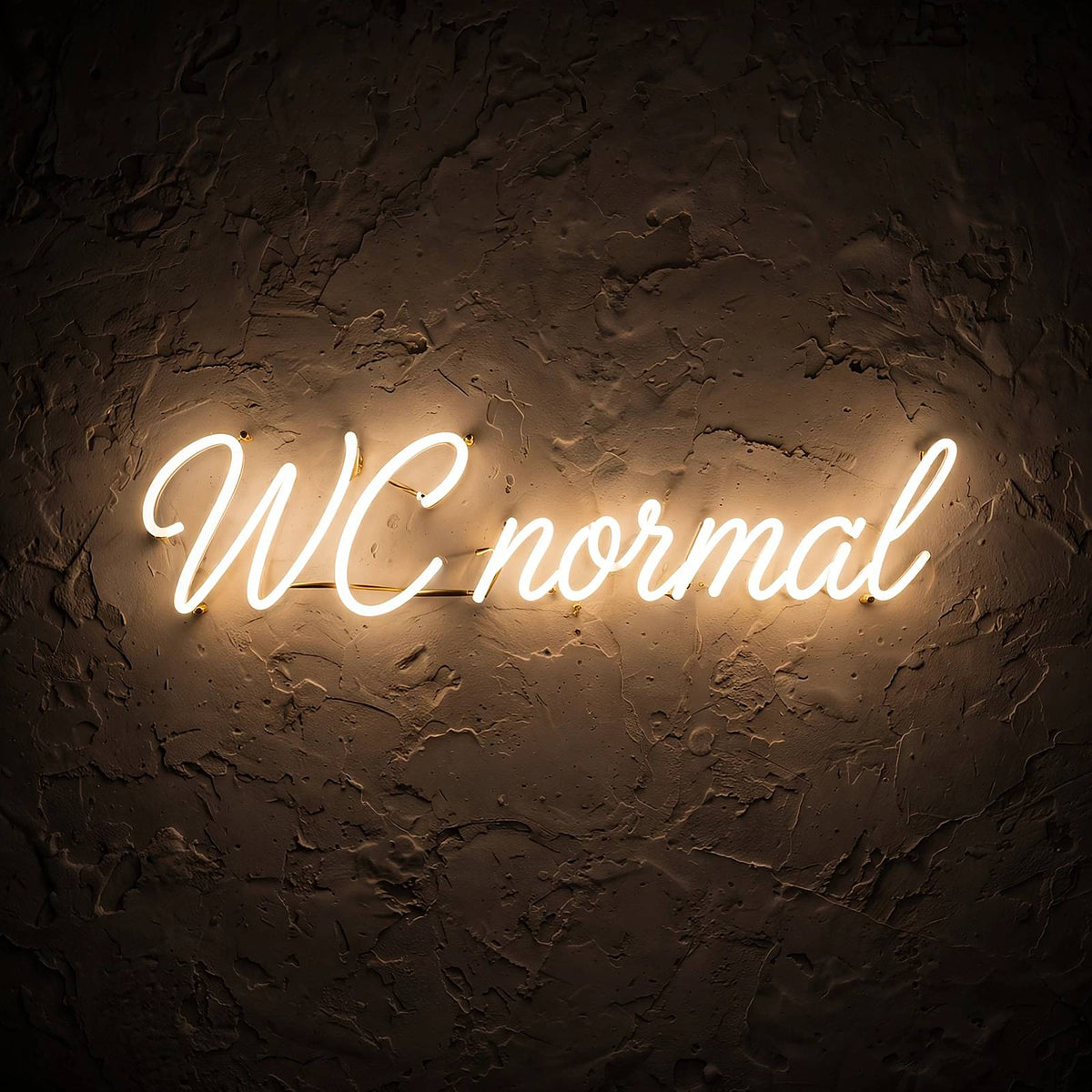 WC normal · LED Neon — Warmweiß