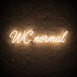 WC normal · LED Neon — Warmweiß