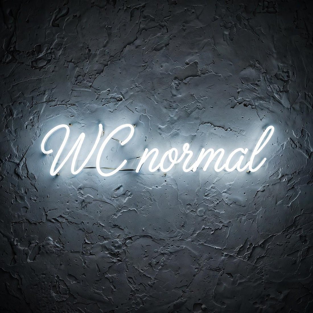 WC normal · LED Neon — Weiß