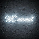 WC normal · LED Neon — Weiß