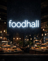 foodhall · LED Neon — Weiß