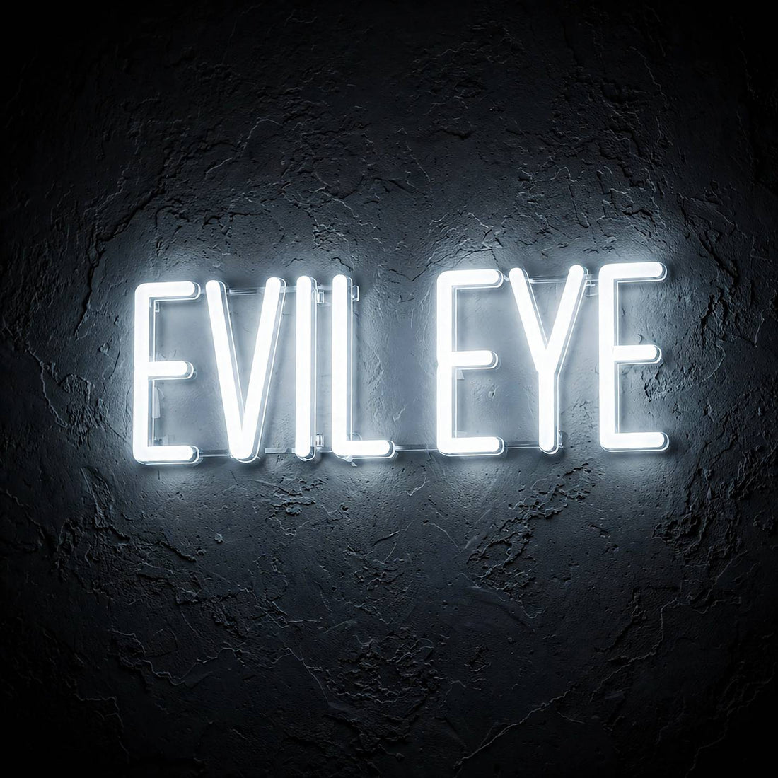 Evil Eye · LED Neon — Weiß