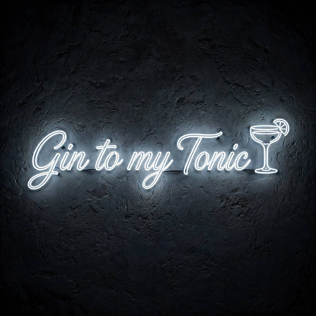 Gin to my Tonic · LED Neon — Weiß