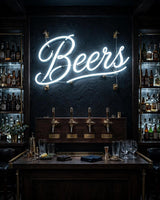 Beers · LED Neon — Weiß