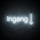 Ingang · LED Neon — Weiß