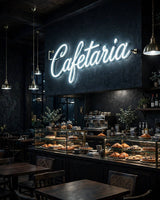 Cafetaria · LED Neon — Weiß