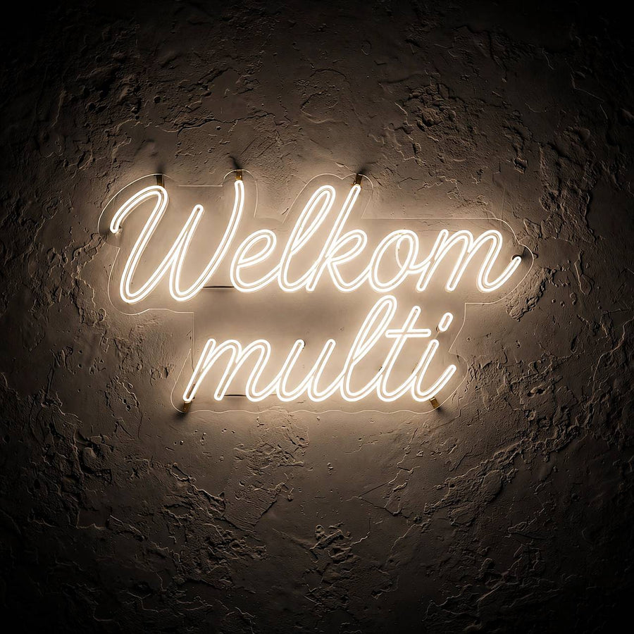 Welkom multi · LED Neon