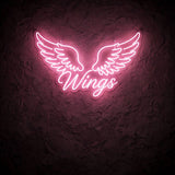 Wings · LED Neon — Pink