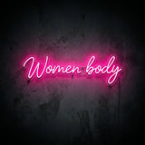 Women body · LED Neon — Pink