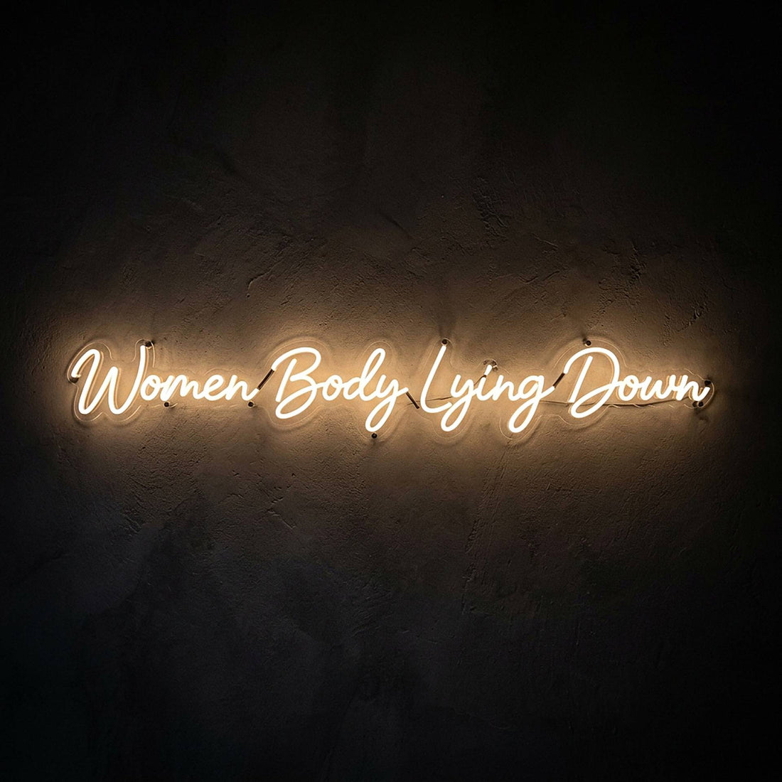 Women Body Lying Down · LED Neon