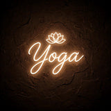 Yoga · LED Neon — Warmweiß